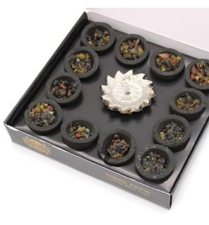 Caja de 12 Copas de Resina - Tres Reyes