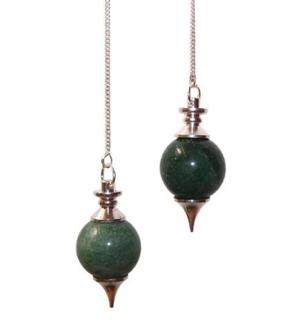 Sphere Pendulums - Green Aventurine