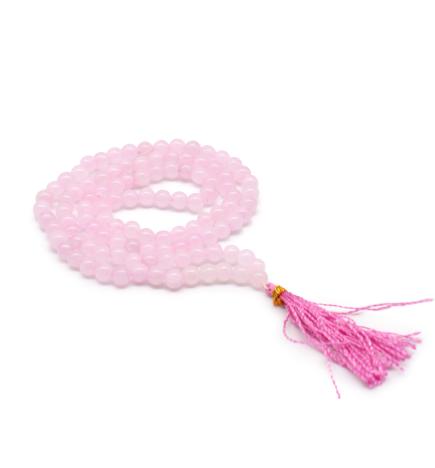 108 Japamala - Cuarzo Rosa