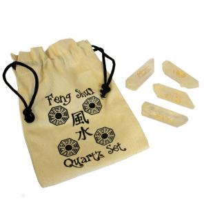 Cuarzo natural Fengshui Quatra-Set