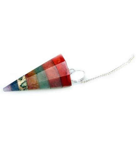 Péndulos Especiales - Chakra 7 Piedras