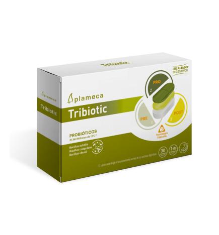 Tribiotic Postbiotico, Probiotico y Prebiotico 30 comp Plameca