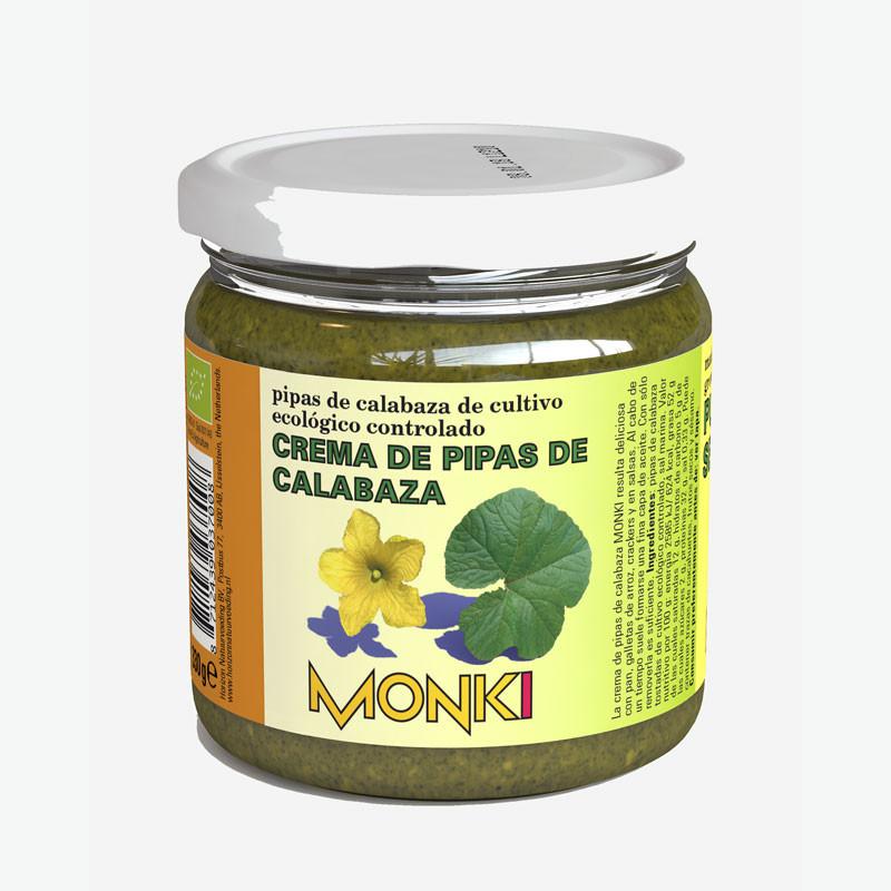 Crema de pipas de calabaza bio 330g Monki