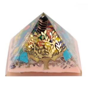 Lrg Organite Pirámide 70cm - Árbol base base de la tierra)