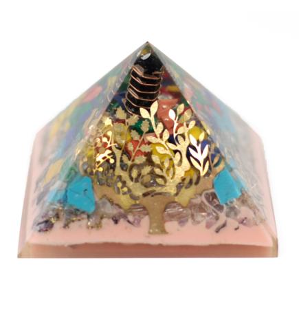Lrg Organite Pirámide 70cm - Árbol base base de la tierra)