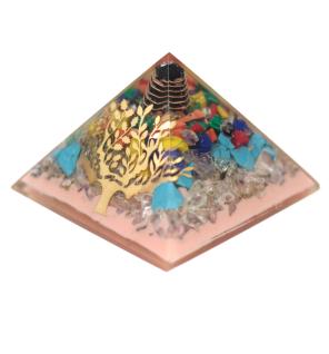 Lrg Organite Pirámide 70cm - Árbol base base de la tierra)