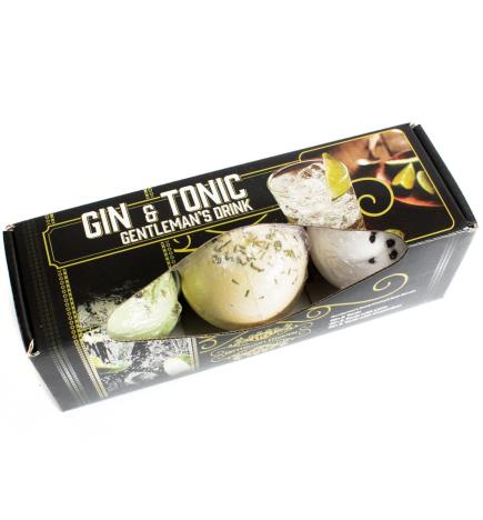 Set de 3 bombas de baño gin & tonic
