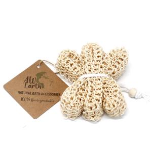 Esponja y exfoliante de sisal - Estrella exfoliante