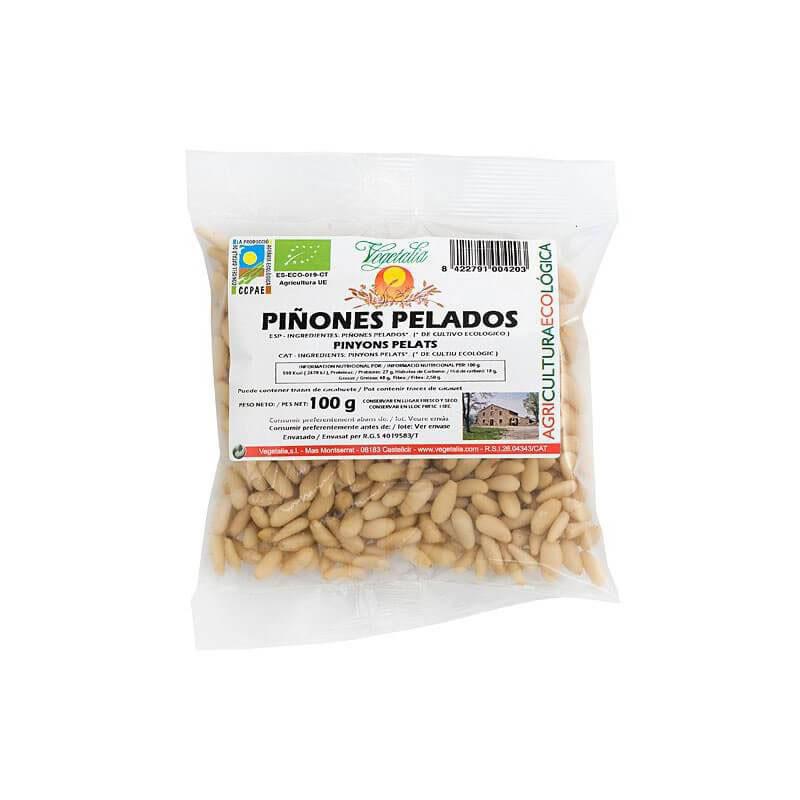 Piñones pelados ecologicos 100 g Vegetalia