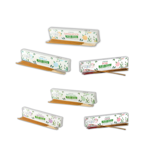 Cajas de Incienso Masala a base de Plantas Variadas - Lavanda, Almizcle, Pachuli, Rosas, Sándalo, Vainilla