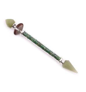 Varita Magica Shiva Lingam - Aventurina Verde - Felicidad