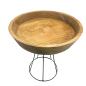 Elevated Teak Bowl 25cm