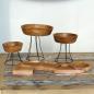 Elevated Teak Bowl 25cm