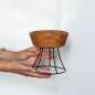 Elevated Teak Bowl 25cm