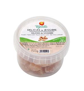 Delicias de jengibre convencional 150g Vegetalia