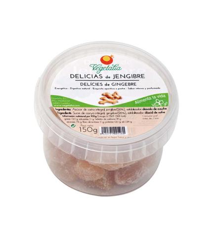 Delicias de jengibre convencional 150g Vegetalia