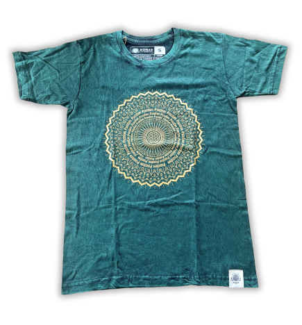 Camiseta Nomad Sari Grande - Mandala - Verde