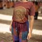 Camiseta Nomad Sari Extra Grande - Mandala - Granate