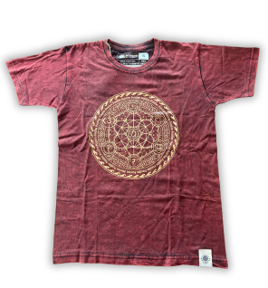 Camiseta Nomad Sari Extra Grande - Chakra - Granate