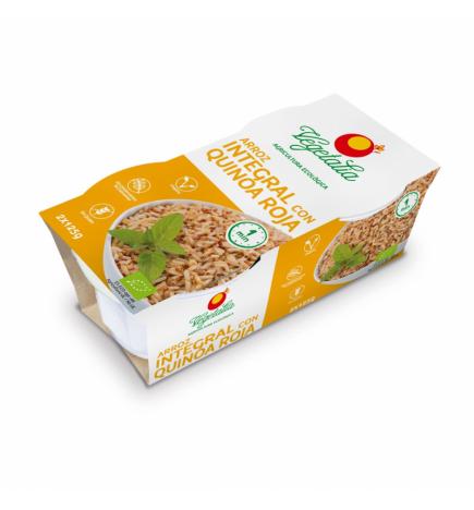 Arroz integral y quinoa roja bio 2x125 g Vegetalia