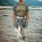 Camiseta Nomad Sari Extra Grande - Chakra - Gris oscuro