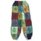 Sari Nómada - Pantalón Hongo - Diseños con Estampado en Bloque - Tonos Verdes L/XL