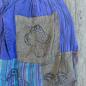 Sari Nómada - Pantalón Hongo - Diseños con Estampado en Bloque - Tonos Morados L/XL