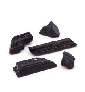 Ejemplares minerales - Turmalina india 1 kg (aprox. 20-30 piezas - 5-10 cm)