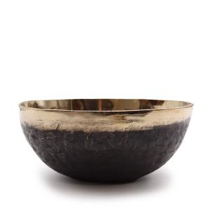 Cuenco tibetano Chaken extragrande hecho a mano (aprox. 1200 g) - 21 cm
