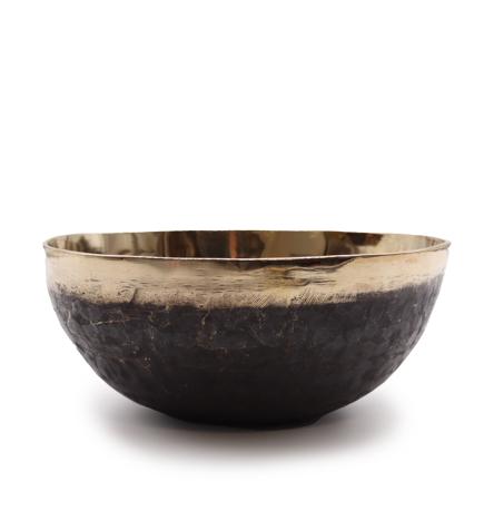 Cuenco tibetano Chaken extragrande hecho a mano (aprox. 1200 g) - 21 cm