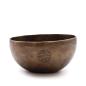 Cuenco tibetano indio mediano con fases lunares (aprox. 750 g) - 15 cm