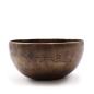 Cuenco tibetano indio mediano con fases lunares (aprox. 750 g) - 15 cm
