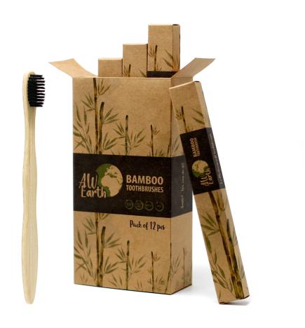 Cepillo de Dientes de Bambú - Carbón