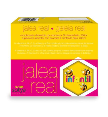 Jalea Real infantil con vitaminas 20 viales 10ml Sotya