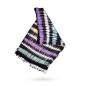 Chal de Arte Boho Java - Rayas Multicolor - 62x200 cm