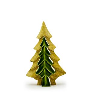 Perdido en el bosque - Pequeño árbol dentro de un árbol - Decoración de madera - 15x10cm