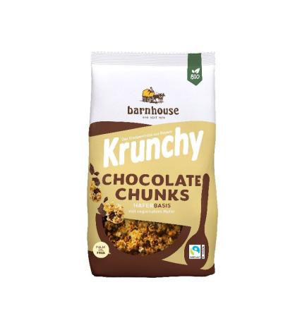 Muesli Krunchy chocolate chunks bio 500g Barnhouse