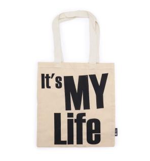 Bolso Básico Icónico - IT's MY LIFE - ES MI VIDA - (40x36cm) - Natural 4oz