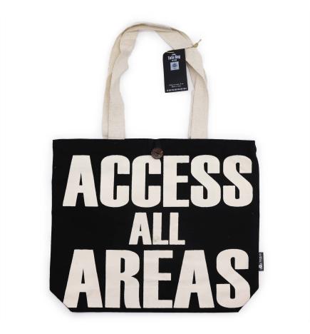 Bolso Básico Icónico - ACCESO A TODAS LAS ÁREAS -Negro natural 10 oz (36 x 43 x 10 cm)