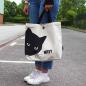 Bolso Básico Icónico - Gato negro - Natural 10 oz (36 x 43 x 10 cm)
