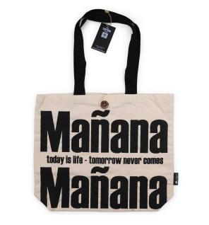 Bolso Básico Icónico - Mañana Mañana - Natural 10oz (36x43x10cm)