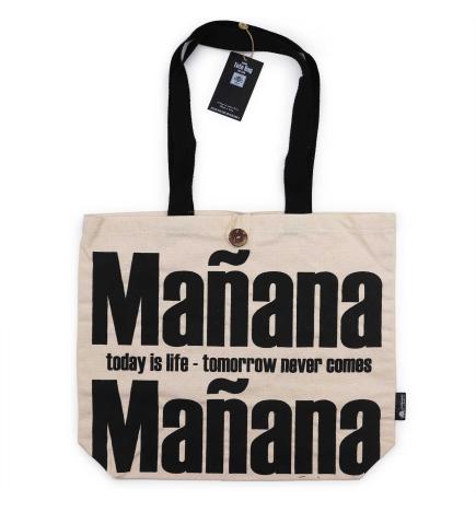 Bolso Básico Icónico - Mañana Mañana - Natural 10oz (36x43x10cm)
