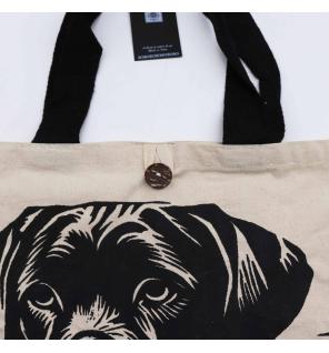 Bolso Básico Icónico - Es la vida de un perro - Blanco 10 oz (36 x 43 x 10 cm)