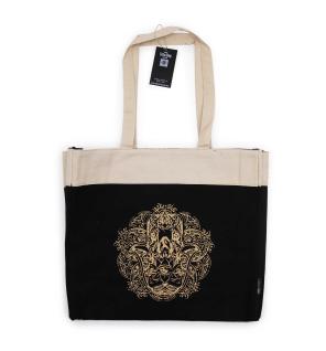 Bolsa de mano extragrande (38 x 15 x 43 cm), color chocolate 14 oz - Freedom Hamsa