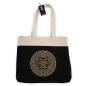 Bolsa de mano extragrande (38 x 15 x 43 cm), color chocolate 14 oz - Mandala Libertad