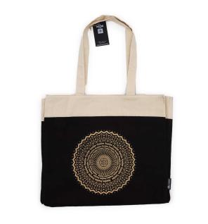 Bolsa de mano extragrande (38 x 15 x 43 cm), color chocolate 14 oz - Chakra de la Libertad