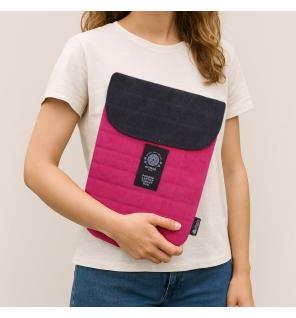 Funda acolchada para portátil - Rosa impactante - 14 oz