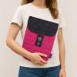 Funda acolchada para portátil - Rosa impactante - 14 oz