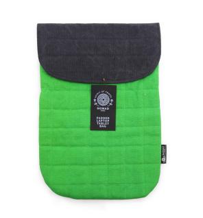 Funda acolchada para portátil - Verde rana - 14 oz