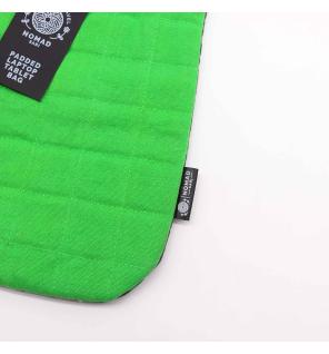 Funda acolchada para portátil - Verde rana - 14 oz